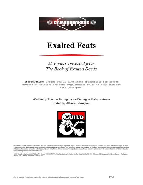 dnd 3.5 exalted feats.